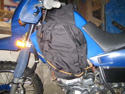 Left side shot of panniers