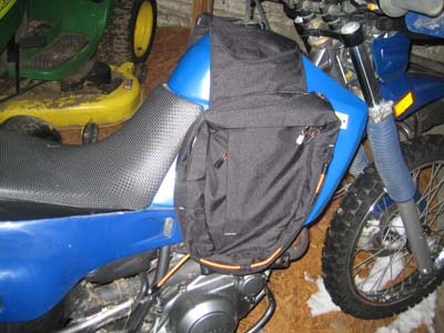 Right side shot of panniers